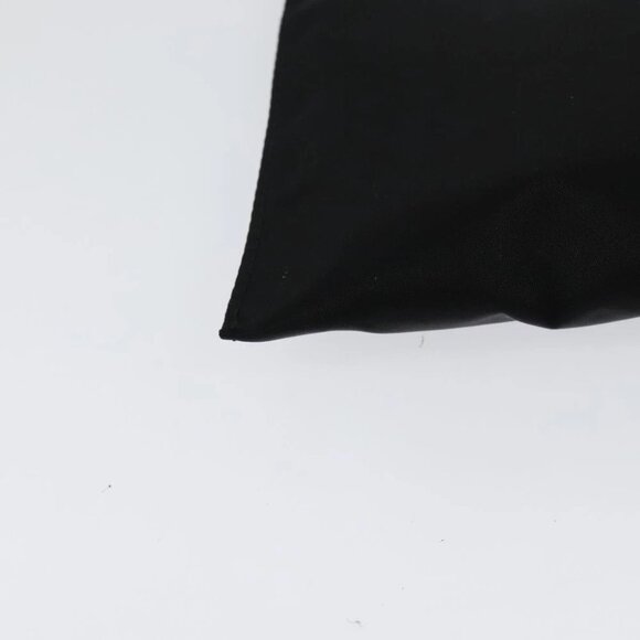 BURBERRY Pouch Nylon Black Silver Auth 118845 - Picture 6 of 16